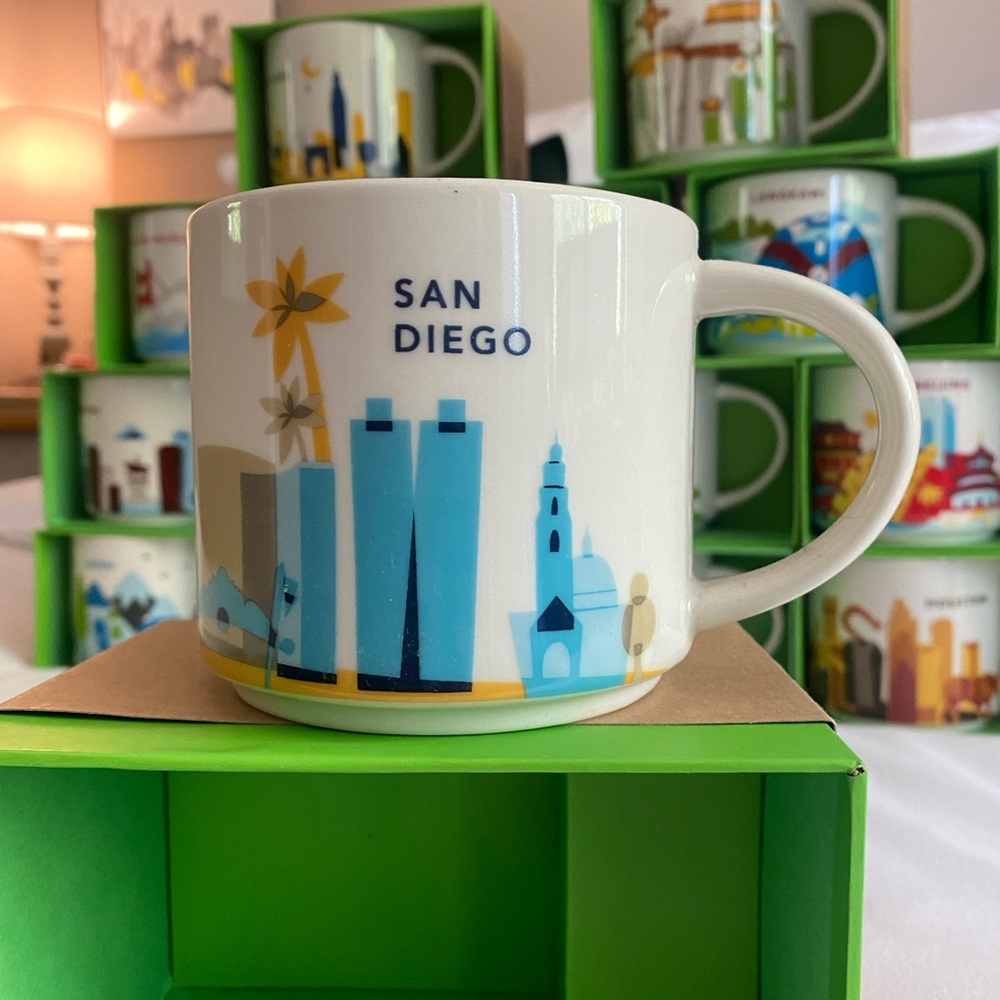 Starbucks - You Are Here Collection San Diego  
New with tags & packaging